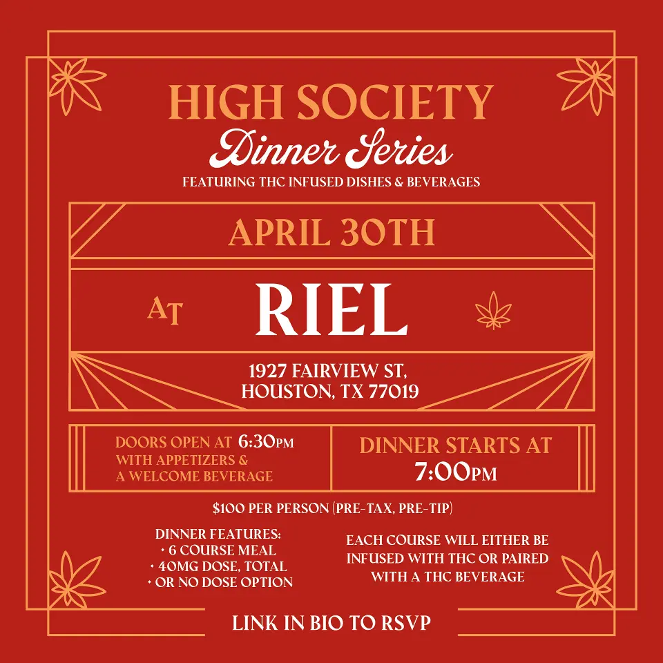 HIGH SOCIETY DINNER at RIEL (Night 1 - SOLD OUT)