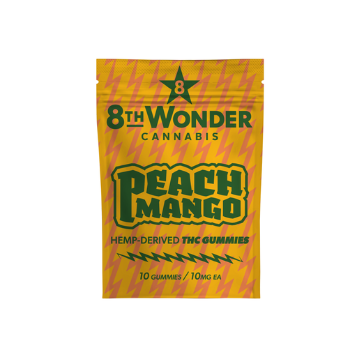 [8-G-PM-9-0010-10] Gummies Peach Mango THC 10mg - 10 ct