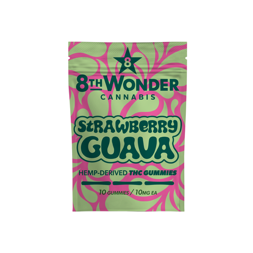 [8-G-SG-9-0010-10] Gummies Strawberry Guava  THC 10mg - 10 ct