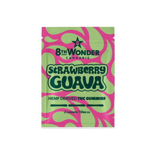 [8-G-SG-9-0010-2] Gummies Strawberry Guava THC 10mg - 2 ct