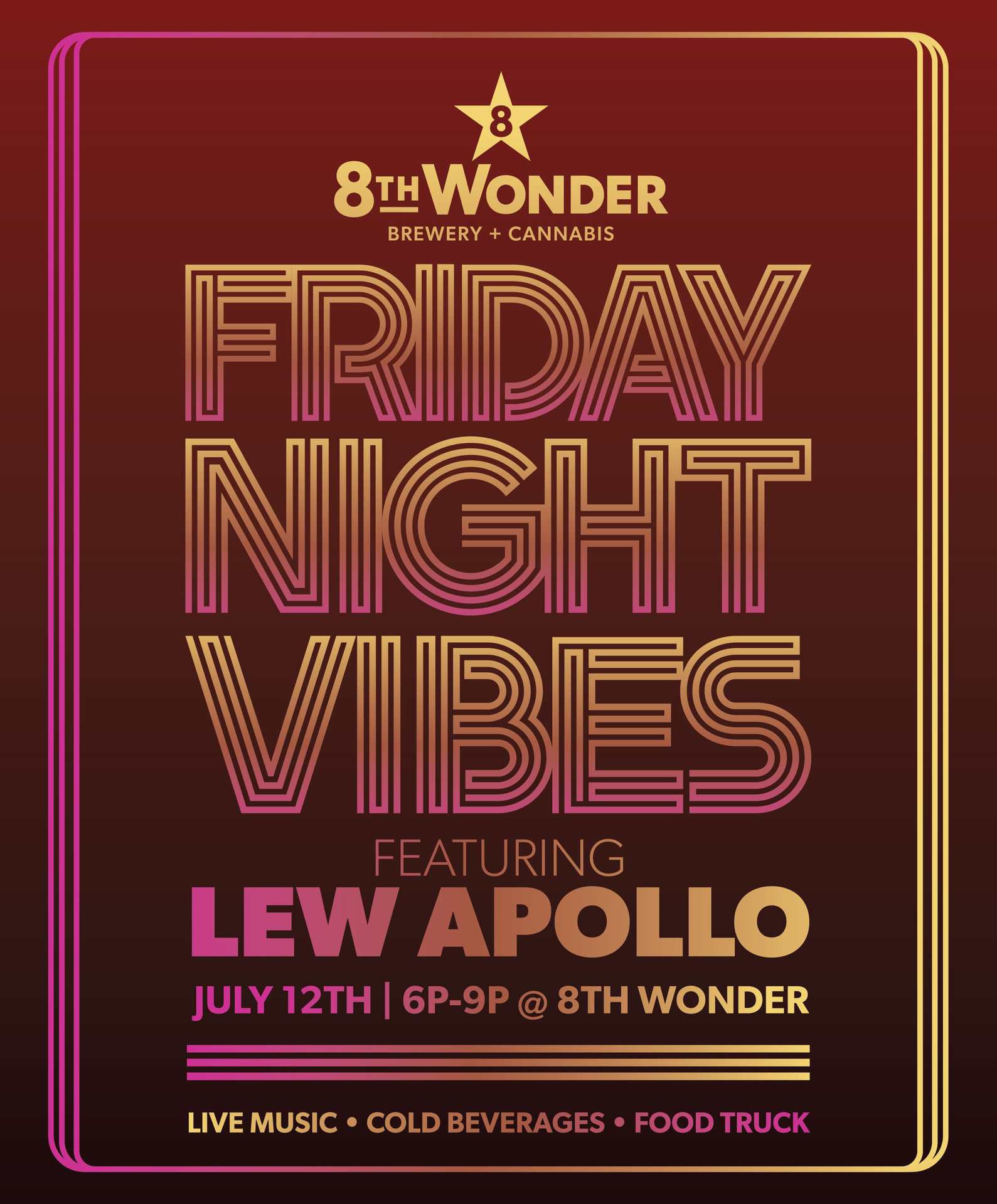 Friday Night Vibes featuring Lew Apollo