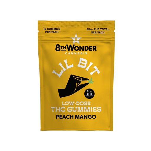 Lil Bit Peach Mango Gummies - 2mg THC
